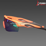 SASA Rebound Sunglasses (Orange Frame / Green Lens)