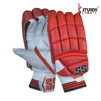 SS Aerolite Batting Gloves - Mens - Red